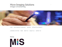 Tablet Screenshot of micro-imaging.us